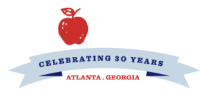 Royal Food Service Logo with a light blue banner to celebrate 30 years