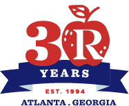 Royal R logo with dark blue banner celebrating 30 years